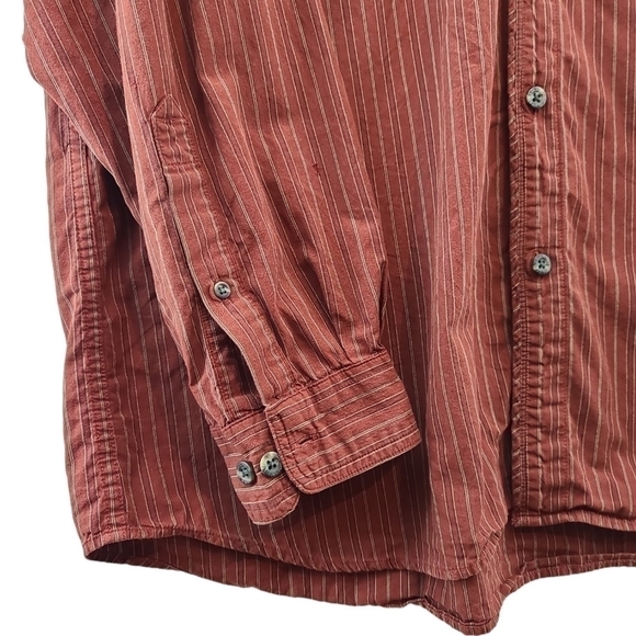 Columbia Long Sleeve Button Down Men's Shirt Rusty Red XL - Picture 4 of 8